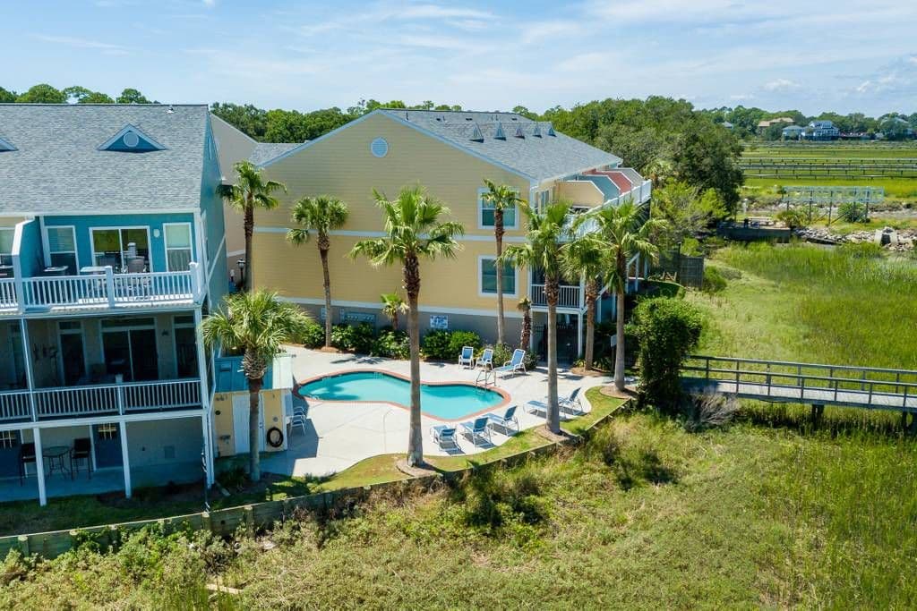 16 Turtle Bay beside the community pool and Folly River marsh